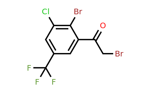 1805577-19-8 | 2'-Bromo-3'-chloro-5'-(trifluoromethyl)phenacyl bromide