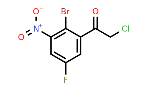 1805577-86-9 | 2'-Bromo-5'-fluoro-3'-nitrophenacyl chloride