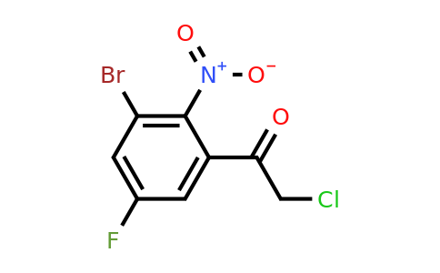 1805577-91-6 | 3'-Bromo-5'-fluoro-2'-nitrophenacyl chloride