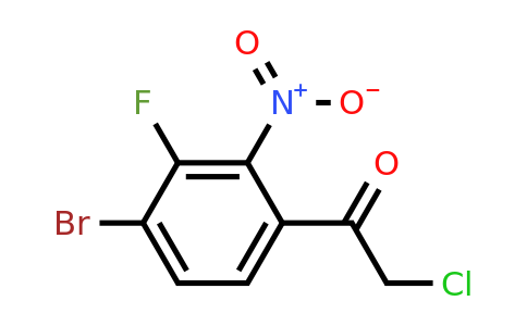 1805577-95-0 | 4'-Bromo-3'-fluoro-2'-nitrophenacyl chloride