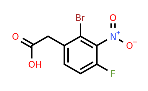 1805578-04-4 | 2-Bromo-4-fluoro-3-nitrophenylacetic acid