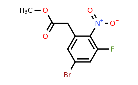 1805578-13-5 | Methyl 5-bromo-3-fluoro-2-nitrophenylacetate