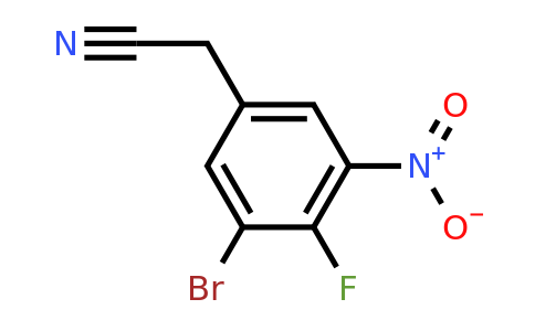 1805578-24-8 | 3-Bromo-4-fluoro-5-nitrophenylacetonitrile