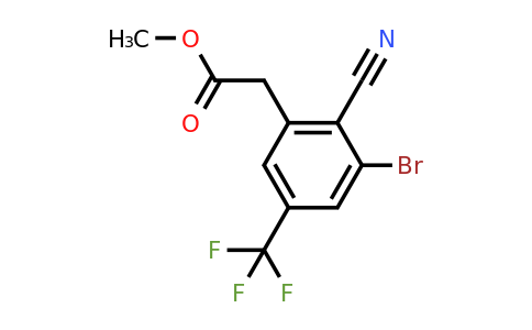 1805578-36-2 | Methyl 3-bromo-2-cyano-5-(trifluoromethyl)phenylacetate