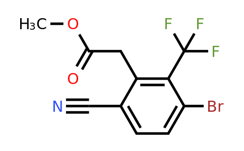 1805578-38-4 | Methyl 3-bromo-6-cyano-2-(trifluoromethyl)phenylacetate