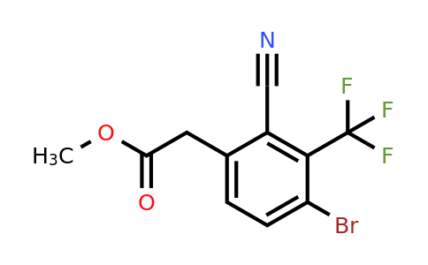 1805578-41-9 | Methyl 4-bromo-2-cyano-3-(trifluoromethyl)phenylacetate