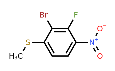 1805578-66-8 | 2-Bromo-3-fluoro-4-nitrothioanisole