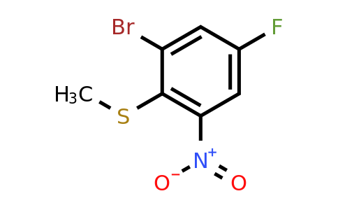 1805578-76-0 | 2-Bromo-4-fluoro-6-nitrothioanisole