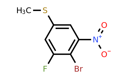 1805578-84-0 | 4-Bromo-3-fluoro-5-nitrothioanisole