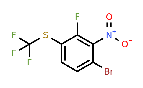 1805579-15-0 | 1-Bromo-3-fluoro-2-nitro-4-(trifluoromethylthio)benzene