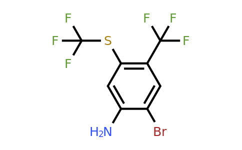1805579-42-3 | 2-Bromo-4-trifluoromethyl-5-(trifluoromethylthio)aniline