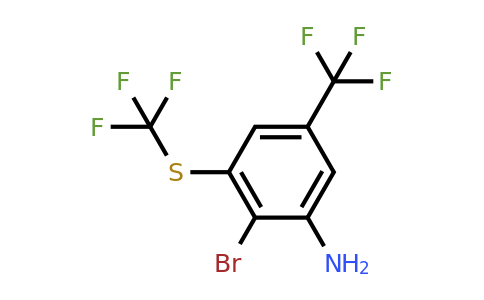 1805579-49-0 | 2-Bromo-5-trifluoromethyl-3-(trifluoromethylthio)aniline