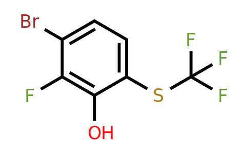 1805580-34-0 | 3-Bromo-2-fluoro-6-(trifluoromethylthio)phenol