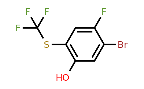 1805580-43-1 | 5-Bromo-4-fluoro-2-(trifluoromethylthio)phenol