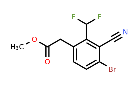 1805581-66-1 | Methyl 4-bromo-3-cyano-2-(difluoromethyl)phenylacetate