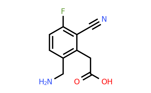 1805581-85-4 | 6-Aminomethyl-2-cyano-3-fluorophenylacetic acid