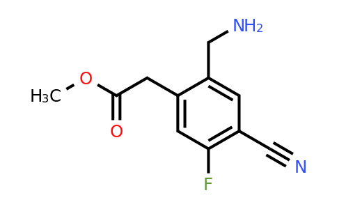 1805582-02-8 | Methyl 2-aminomethyl-4-cyano-5-fluorophenylacetate