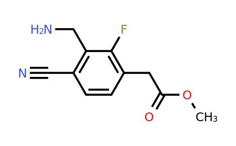 1805582-09-5 | Methyl 3-aminomethyl-4-cyano-2-fluorophenylacetate