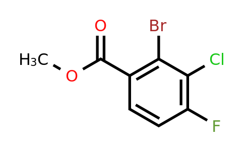 Methyl 2-bromo-3-chloro-4-fluorobenzoate