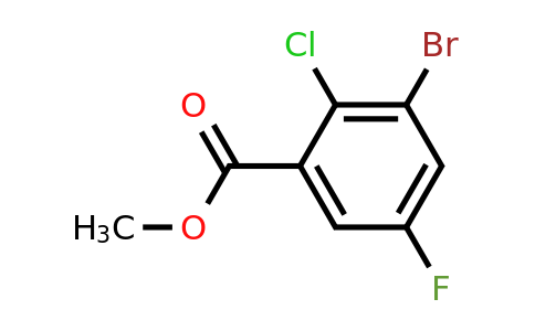 1805582-40-4 | Methyl 3-bromo-2-chloro-5-fluorobenzoate