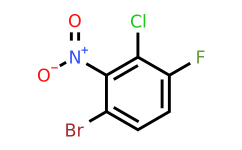 1805582-58-4 | 1-Bromo-3-chloro-4-fluoro-2-nitrobenzene