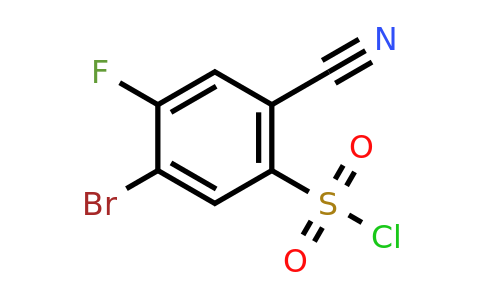 1805583-73-6 | 5-Bromo-2-cyano-4-fluorobenzenesulfonyl chloride