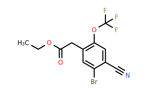 1805583-93-0 | Ethyl 5-bromo-4-cyano-2-(trifluoromethoxy)phenylacetate