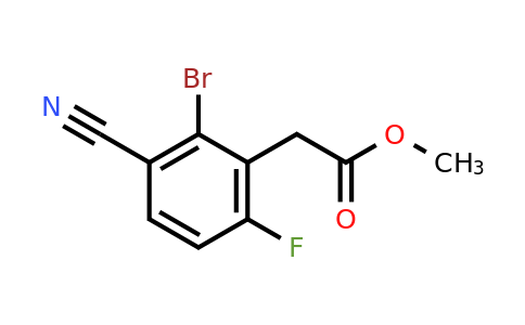 1805583-98-5 | Methyl 2-bromo-3-cyano-6-fluorophenylacetate