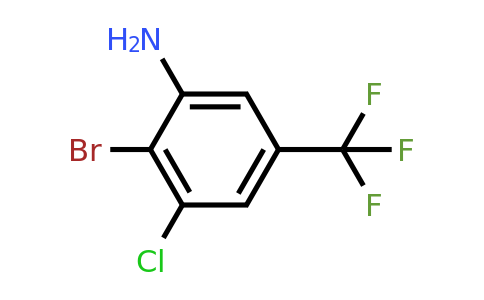 1805585-12-9 | 2-Bromo-3-chloro-5-(trifluoromethyl)aniline