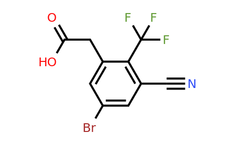 1805585-24-3 | 5-Bromo-3-cyano-2-(trifluoromethyl)phenylacetic acid