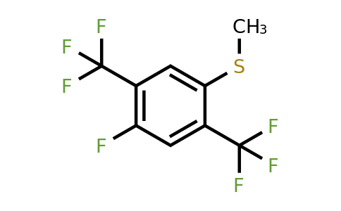1805585-29-8 | 2,5-Bis(trifluoromethyl)-4-fluorothioanisole