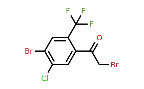 1805585-43-6 | 4'-Bromo-5'-chloro-2'-(trifluoromethyl)phenacyl bromide