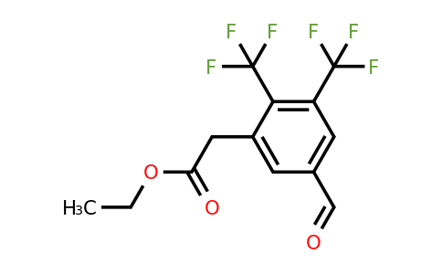 1805587-53-4 | Ethyl 2,3-bis(trifluoromethyl)-5-formylphenylacetate