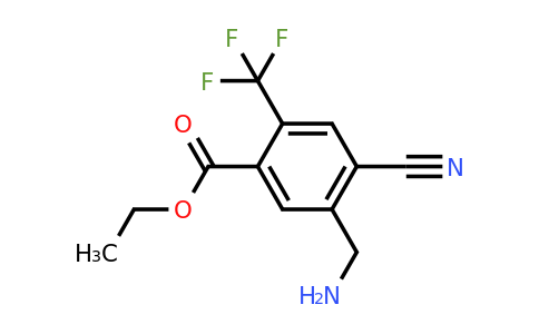 1805587-58-9 | Ethyl 5-aminomethyl-4-cyano-2-(trifluoromethyl)benzoate