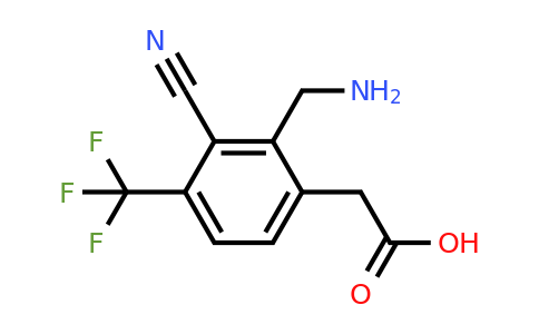 1805587-92-1 | 2-Aminomethyl-3-cyano-4-(trifluoromethyl)phenylacetic acid