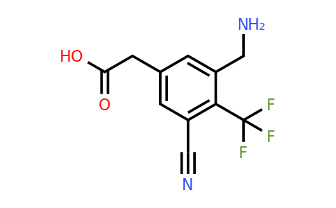 1805588-19-5 | 3-Aminomethyl-5-cyano-4-(trifluoromethyl)phenylacetic acid