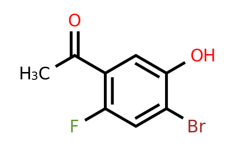 1805588-94-6 | 4'-Bromo-2'-fluoro-5'-hydroxyacetophenone
