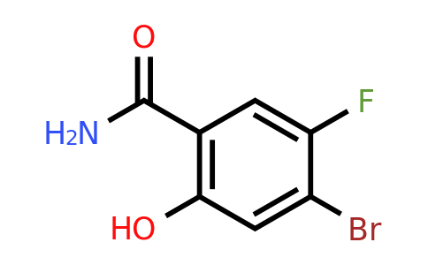 1805589-14-3 | 4-Bromo-5-fluoro-2-hydroxybenzamide