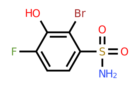 1805589-18-7 | 2-Bromo-4-fluoro-3-hydroxybenzenesulfonamide