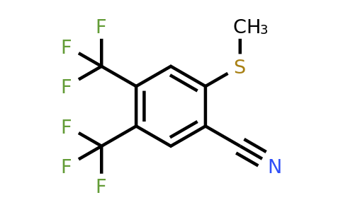 1805589-39-2 | 4,5-Bis(trifluoromethyl)-2-cyanothioanisole