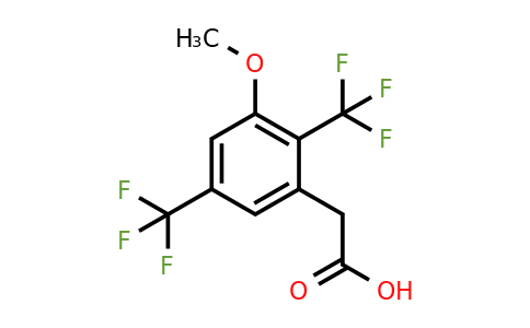 1805589-69-8 | 2,5-Bis(trifluoromethyl)-3-methoxyphenylacetic acid