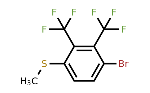 1805589-75-6 | 2,3-Bis(trifluoromethyl)-4-bromothioanisole