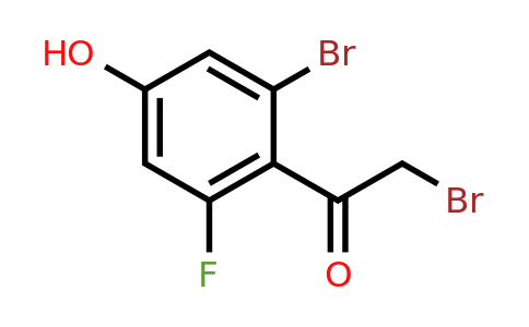 1805590-24-2 | 2'-Bromo-6'-fluoro-4'-hydroxyphenacyl bromide