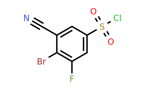 1805590-47-9 | 4-Bromo-3-cyano-5-fluorobenzenesulfonyl chloride