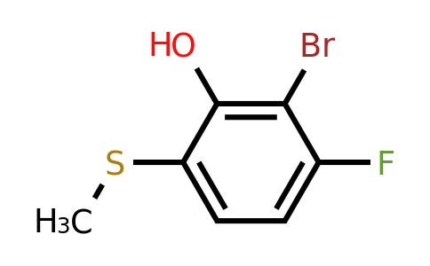1805591-09-6 | 3-Bromo-4-fluoro-2-hydroxythioanisole