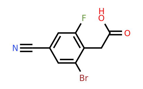 1805591-22-3 | 2-Bromo-4-cyano-6-fluorophenylacetic acid