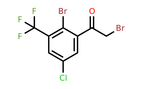 1805591-55-2 | 2'-Bromo-5'-chloro-3'-(trifluoromethyl)phenacyl bromide