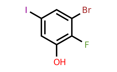 1805591-58-5 | 3-Bromo-2-fluoro-5-iodophenol