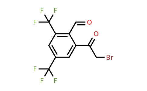 1805591-65-4 | 3',5'-Bis(trifluoromethyl)-2'-formylphenacyl bromide