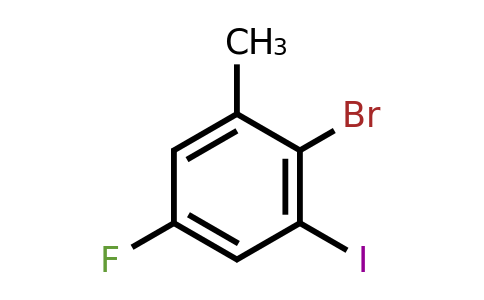 1805591-75-6 | 2-Bromo-5-fluoro-1-iodo-3-methylbenzene